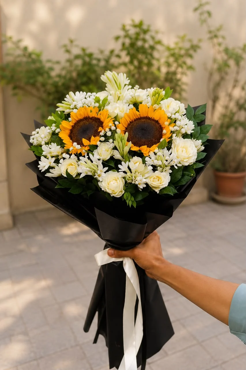 Sunlit Ivory Bouquet | BCG-309